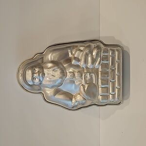 Vintage Santa Clause 3D Cake Pan Christmas Holiday Baking Foodie